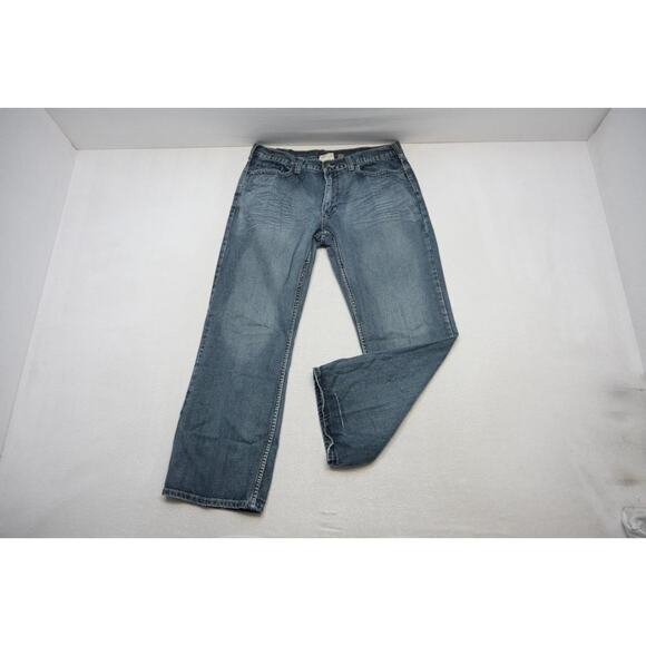 Urban Pipeline Relaxed Bootcut Rugged Denim Blue Jeans Mens Sz 38 x 32 - Picture 1 of 7